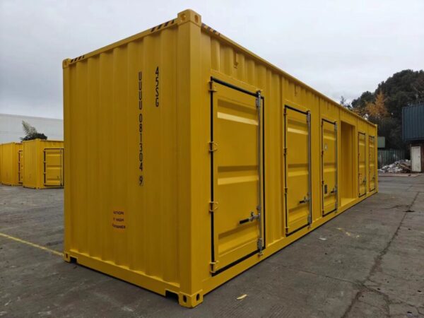 40 Fuß High Cube Container, 5 Abteile u. Durchgang – 2. Ebene (Selfstorage )